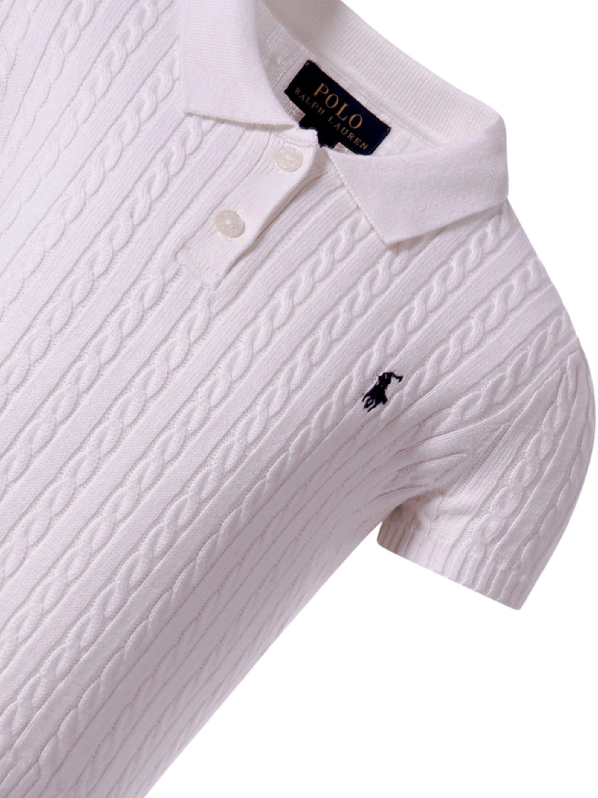 Polo per bambino Polo Ralph Lauren Kids bianca con colletto classico 312935002 500 Ralph Lauren kids 