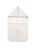 Sacco nanna per neonati Fendi Kids beige con logo sul davanti BUJ327 8RA F1JAT FENDI KIDS 