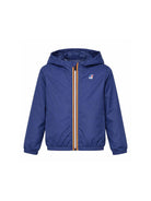 Giacca P. Le Vrai Claude 4.0 per bambini K Way Kids blu con cappuccio K61336W B67 K-WAY KIDS 