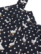 Set Top e Shorts per bambina Moschino Kids nero con stampa HDG01ILLB49 84491 MOSCHINO KIDS 