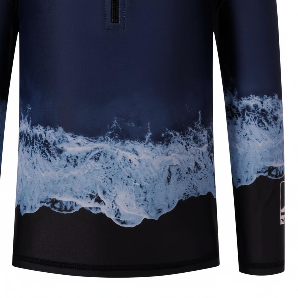 T-shirt da mare per bambino Molo multicolore con stampa skater 8S26P206 5198 MOLO KIDS 