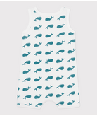 Tutina per neonati Petit Bateau bianco con stampa grafica all-over A0CZB 03 PETIT BATEAU 