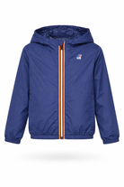 Giacca P. Le Vrai Claude 4.0 per bambini K Way Kids blu con cappuccio K61336W B67 K-WAY KIDS 