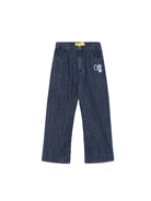 Jeans per bambina Off-White Kids denim con elastico posteriore in vita OGCA00AS25DEN001 4901 OFF WHITE KIDS 