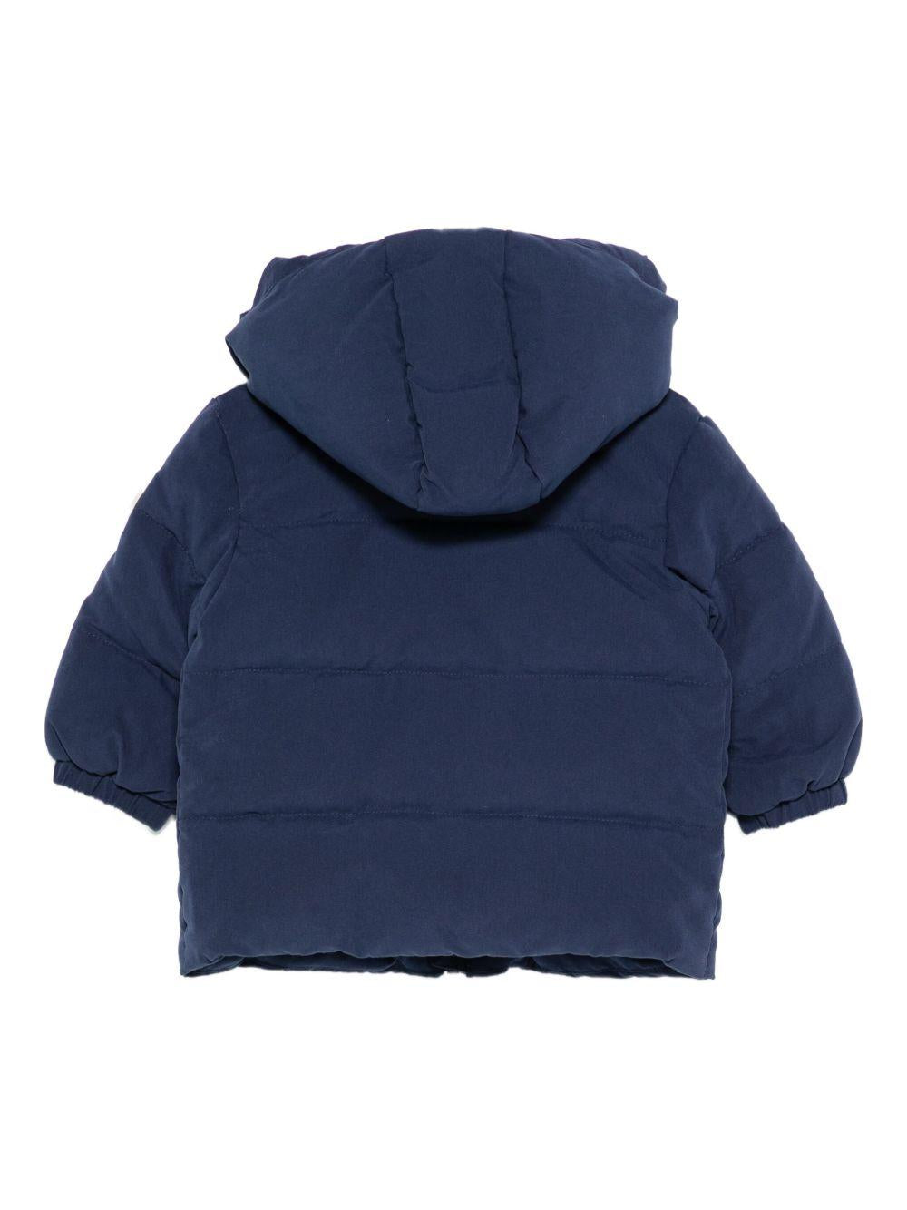 Giubbino per neonato Emporio Armani Kids blu con design imbottito EB000510 AF13373 UB130 EMPORIO ARMANI KIDS 