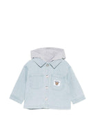Giacca per neonato Moschino Kids multicolore con stampa orsetto sul davanti MUA00ALXE63 86816 MOSCHINO KIDS 