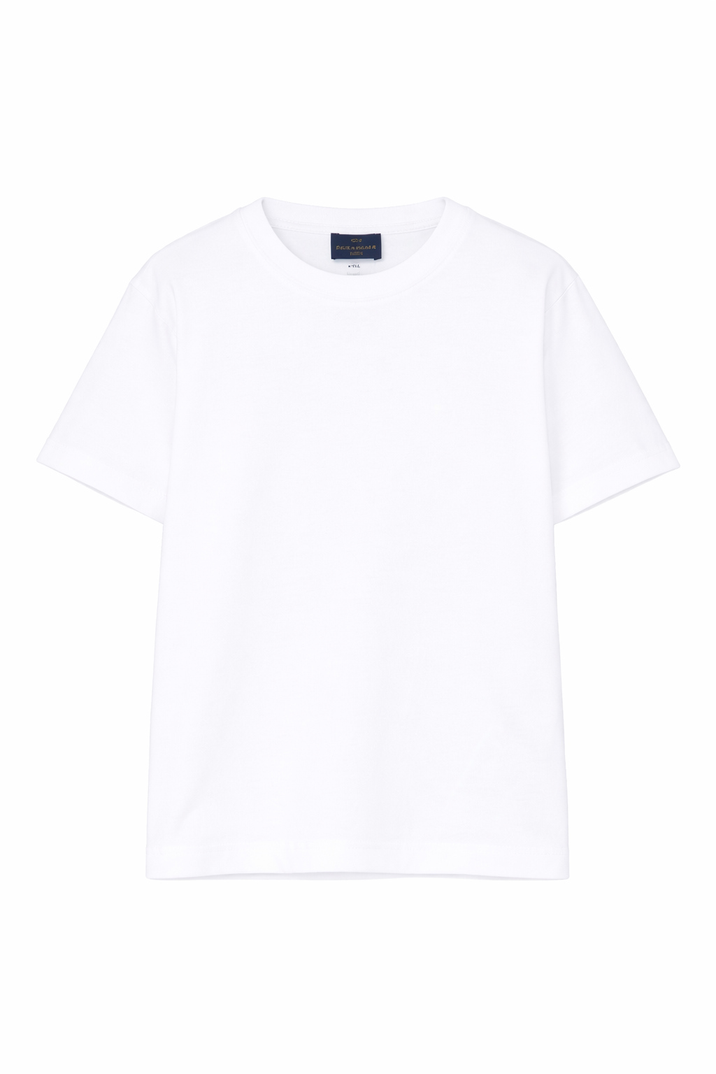 T-shirt per bambino Paul & Shark Kids bianca con stampa grafica sul retro WOM00GLAA54 10101 PAUL & SHARK KIDS 