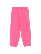 Pantaloni sportivi per bambina Palm Angels Kids fucisa con logo sul davanti PGCH008S26FLE001 044 PALM ANGELS KIDS 