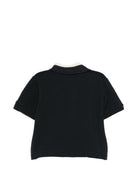 T-shirt per neonato Emporio Armani Kids blu con logo aquila sul davanti EB001322 AF16641 UB118 EMPORIO ARMANI KIDS 