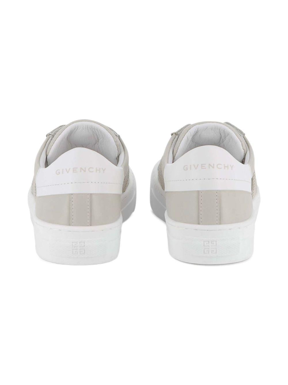 Sneakers per bambina Givenchy Kids beige con scritta con logo H30910 184 GIVENCHY KIDS 