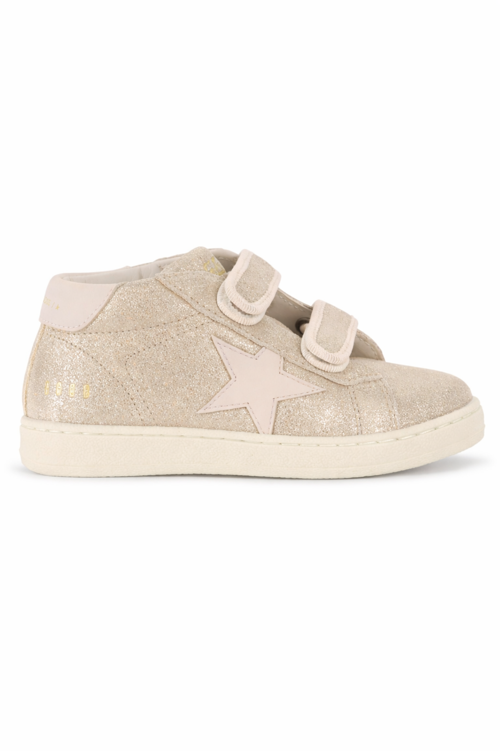 Sneakers per bambina Golden Goose Kids Glitter Stars rosa con effetto glitter F00386F007413 15775 GOLDEN GOOSE KIDS 