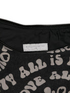 Borsa a mezzaluna per bambina Stella McCartney Kids nera con ciondolo a forma di labbra TX0D08 Z3113 961BC STELLA McCARTNEY KIDS 