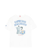 T-shirt per bambino MC2 Saint Barth Kids bianca con scollo rotondo PRL0001 02005L MC2 ST. BARTH KIDS 
