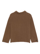 Cardigan per neonato Album Di Famiglia Kids marrone con colletto classico 25W41168 CHN ALBUM DI FAMIGLIA 