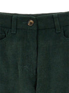 Pantaloni per bambina Philosophy di Lorenzo Serafini Kids verdi con tasche applicate I1F408 6851 P025 PHILOSOPHY 
