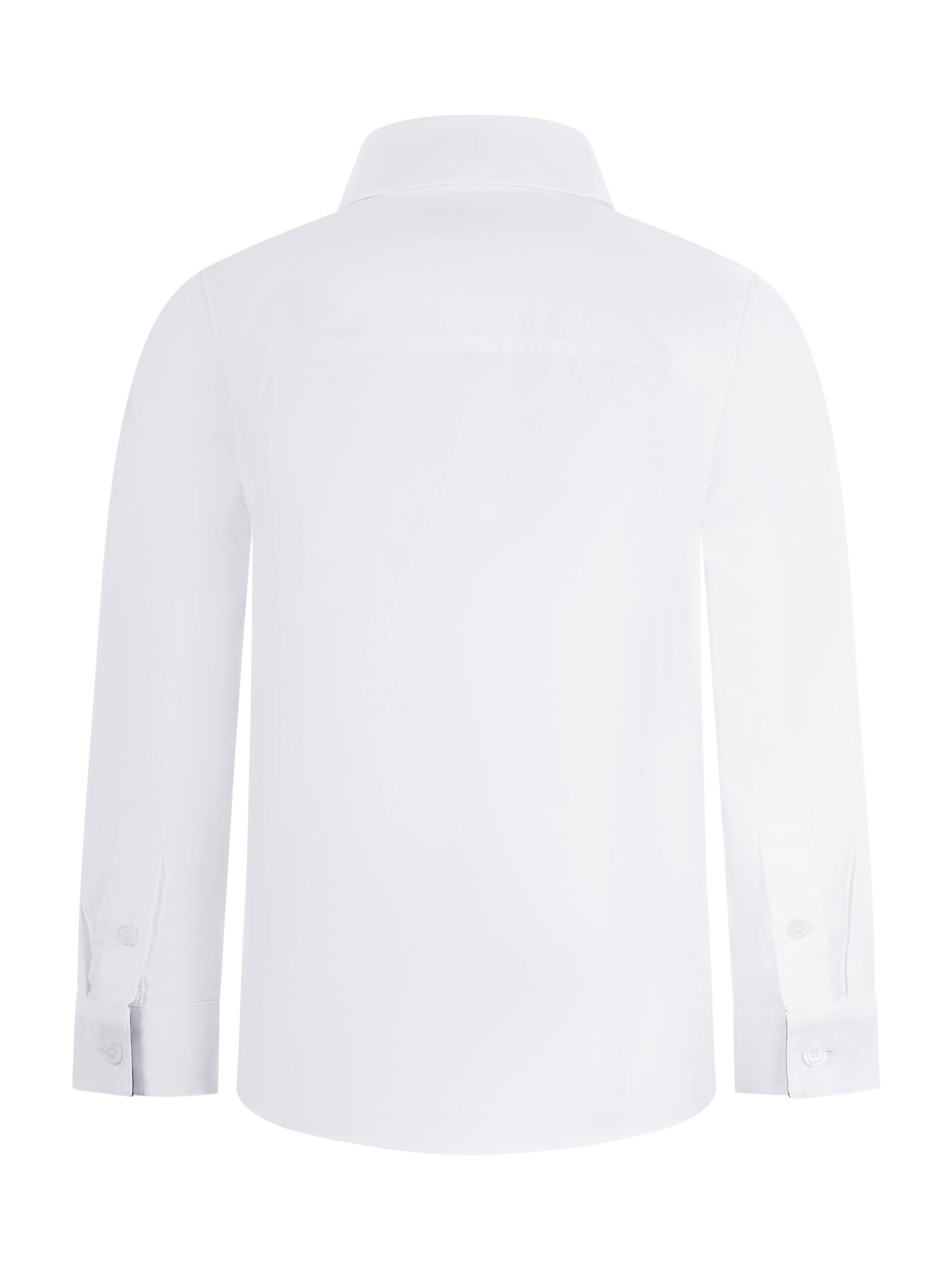 Camicia per bambino Burberry Kids bianca con colletto classico 8117168 A1464 BURBERRY KIDS 