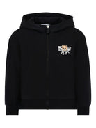 Felpa per bambino Moschino Kids nero con stampa Teddy Bear HUF09ELCA40 60100 MOSCHINO KIDS 