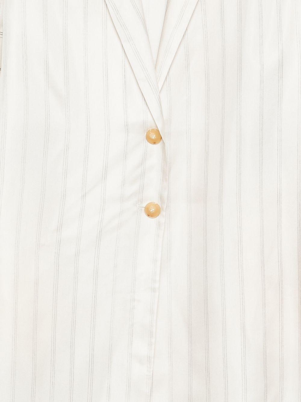 Abito chemisier per donna Alyisi beige con design a righe 116915 P6063 GESSO ALYSI 