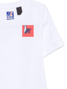 T-shirt per bambino K Way Kids bianca con stampa grafica K3148NW 001 K-WAY KIDS 