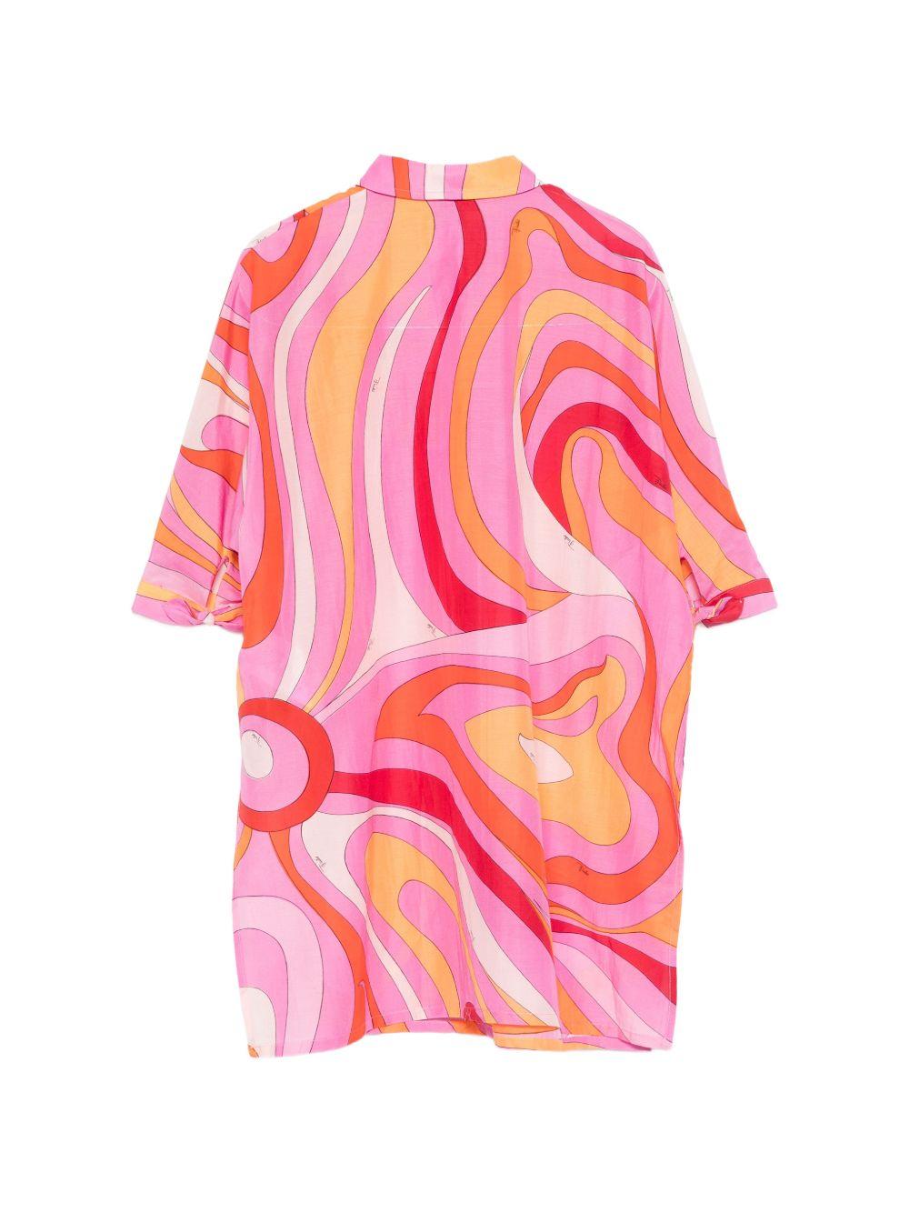 Abito per bambina Emilio Pucci Junior multicolore a fantasia PY1B50 M0077 515AR EMILIO PUCCI KIDS 
