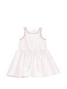 Abito per bambina Simonetta rosa con bordo aricciato SY1B02 S0251 515RS SIMONETTA KIDS 
