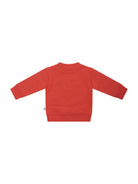 Felpa per bambina Stella McCartney Kids rossa con stampa fiore sul davanti TY4080 Z0499 426 STELLA McCARTNEY KIDS 