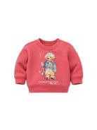 Felpa per neonati Polo Ralph Lauren Kids rosa con motivo Polo Bear 320B18891 001 Ralph Lauren kids 