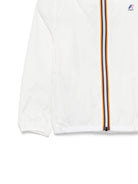 Giacca per bambini K Way Kids Le Vrai bianco con cappuccio ampio K61336W 001 K-WAY KIDS 