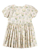 Abito Christen per bambina Molo beige con stampa a fiori 2S26E112 9541 MOLO KIDS 