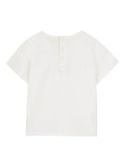 T-shirt per neonata Chloé Kids bianca con scritta logo C20910 117 CHLOE' KIDS 