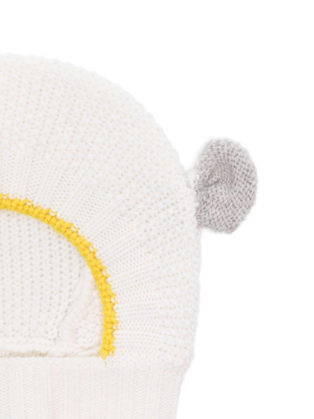 Berretto per neonato Gensami Kids grigio con dettagli orecchie BAL-ALP-WE WHITE-GREIGE GENSAMI KIDS 