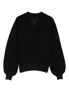 Maglione per bambino Molo nero con trama traforata 2S26K311 0099 MOLO KIDS 