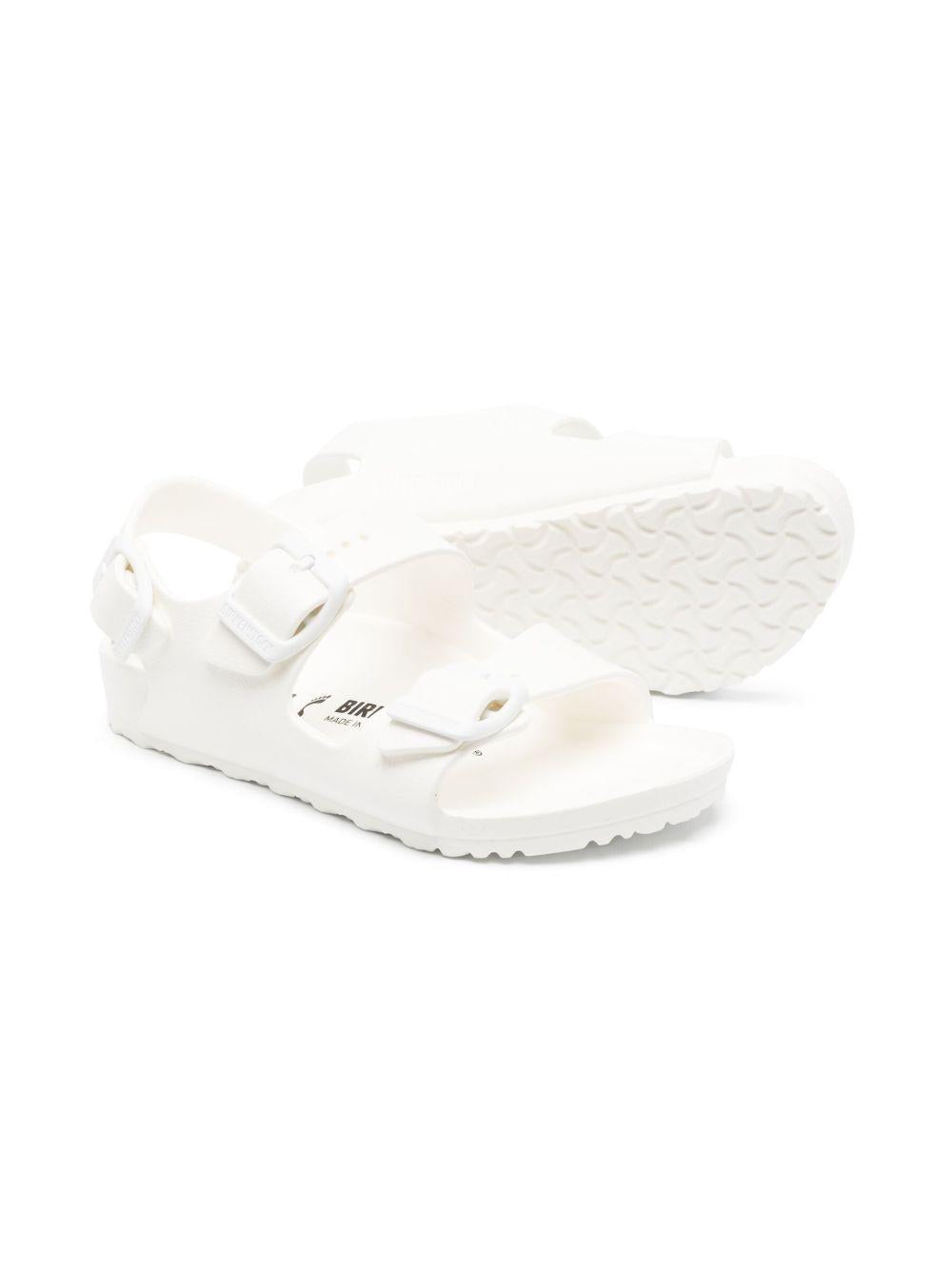 Sandali per bambini Birkenstock Kids Milano Essentials bianco con fibbia 1019458 WHITE BIRKENSTOCK KIDS 