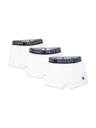 Set di tre boxer per bambino Polo Ralph Lauren Kids bianco con motivo Polo Pony 9P5015 001 Ralph Lauren kids 