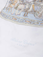 Coperta con stampa per neonato Atelier Choux bianco con design rettangolare FS-CS-CAR B-CR ATELIER CHOUX PARIS KIDS 