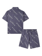 Completo 2 pezzi per bambino Givenchy Kids grigio con logo all-over H31081 M01 GIVENCHY KIDS 