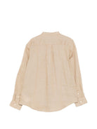 Camicia per bambino Polo Ralph Lauren Kids beige con colletto alla coreana 322964592 502 Ralph Lauren kids 