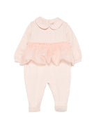 Tutina per neonata Elisabetta Franchi La Mia Bambina con ruches ENTU1560JF054 C036 ElISABETTA FRANCHI KIDS 