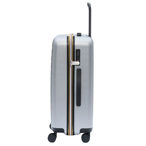 Trolley Eudoxieur K-Way Kids grigio con monogramma in rilievo K41351W 08Y K-WAY KIDS 