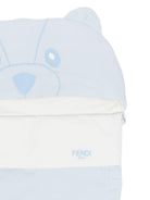 Sacco nanna per neonato Fendi Kids azzurro con design a orsetto BUJ324 ST8 F19J4 FENDI KIDS 