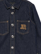 Camicia per bambino John Richmond Junior in denim con tasche applicate RBP26209CA DENIM RAW JOHN RICHMOND KIDS 