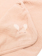 Coperta per neonati Donsje rosa con ricamo coniglietto 7100103 00018 DONSJE 