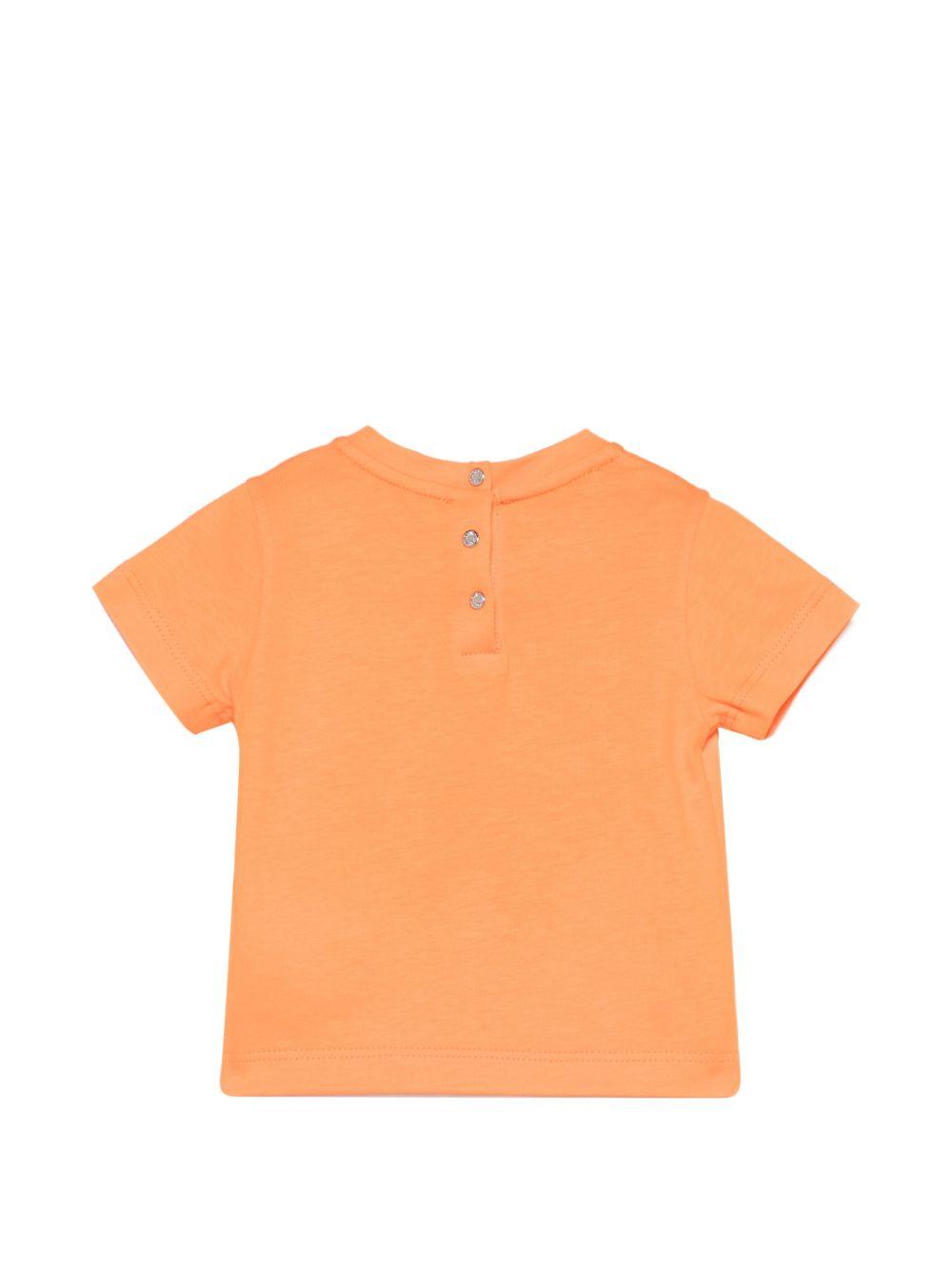 T-shirt per neonato Roberto Cavalli Kids arancione con logo sul davanti CIP26085TS RUGGINE R. ROBERTO CAVALLI KIDS 