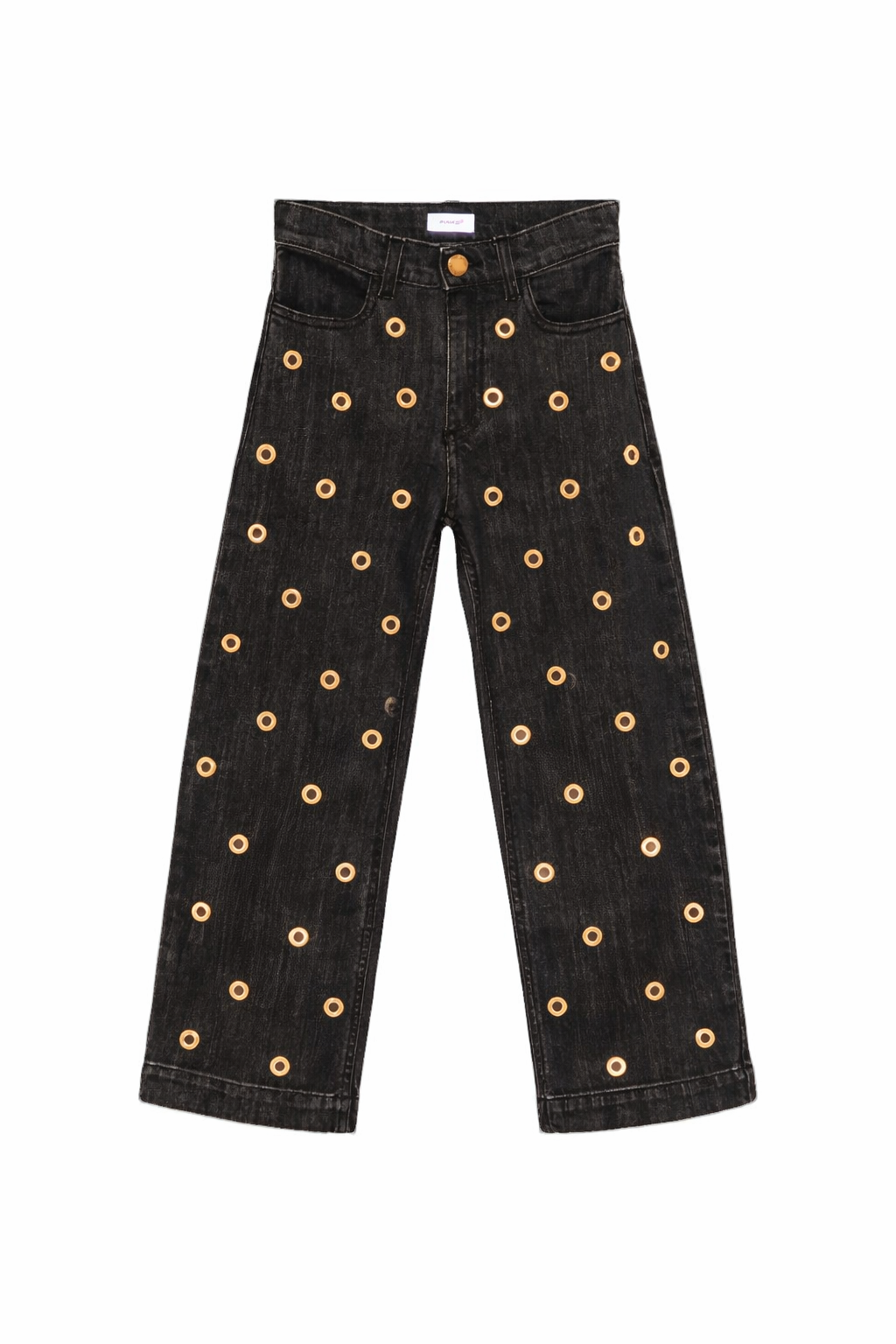 Jeans per bambina Pinko Kids nero con occhielli KFPA047CDS061 5026 PINKO KIDS 