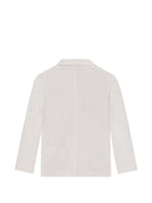 Blazer per bambino Dolce & Gabbana Kids beige con revers a lancia L41E97 FU4LH A3791 DOLCE & GABBANA KIDS 