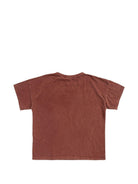 T-shirt per bambino Bobo Choses marrone con stampa grafica Mr. Pickles B126AC005 211 BOBO CHOSES KIDS 
