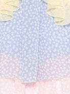 Abito per bambina Stella McCartney Kids multicolore a fiori con ruches TY1D22 K0268 999MC STELLA McCARTNEY KIDS 