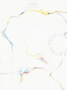 T-shirt per bambino Stella McCartney Kids bianca con dettagli grafici TY8C21 Z3478 101BC STELLA McCARTNEY KIDS 