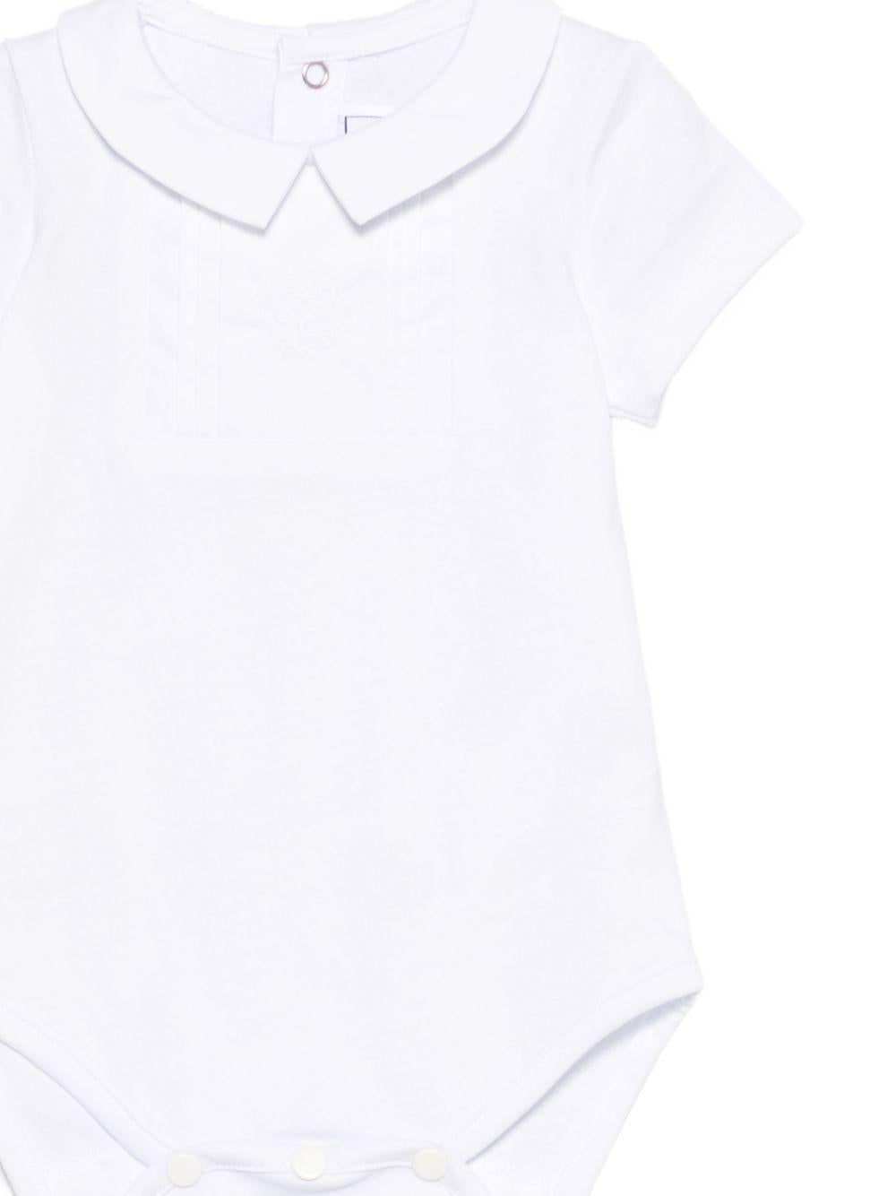 Tutina per neonati Tartine Et Chocolat bianca con colletto a punta CC11021 01 TArtine & Chocolat KIDS 