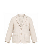 Giacca per bambino Emporio Armani Kids beige chiusura con bottoni EB000954 AF20963 F1039 EMPORIO ARMANI KIDS 